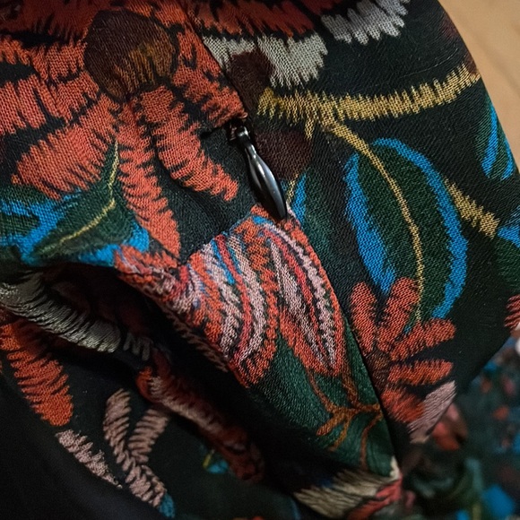 NWT FARM RIO Tiered Printed Voile Maxi Dress Women sz M Fruit Paradise MSRP $265 - Picture 11 of 15